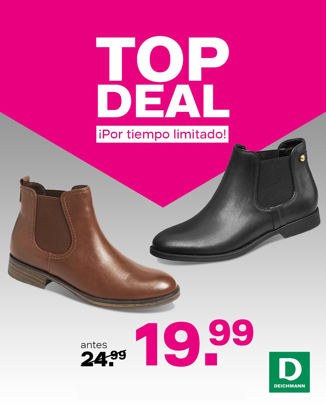 Deichmann bottines 2025 femme